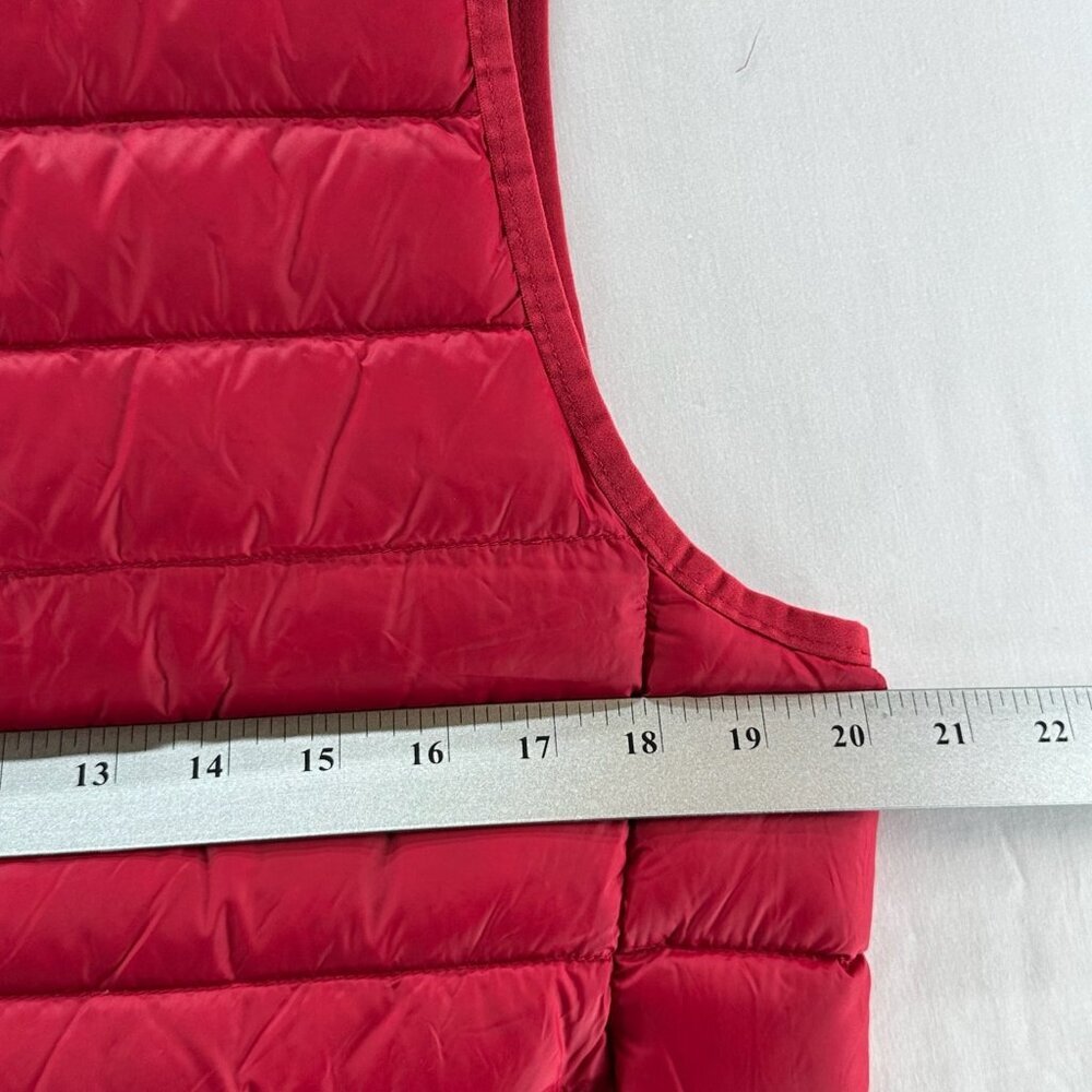 Club Room Performance Puffer Vest Men S Water Resistant Packable Down Zip Up Red - Picture 9 of 13